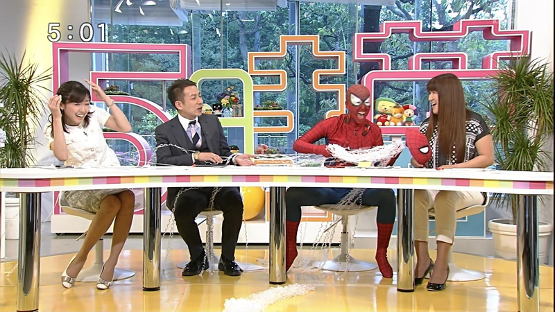 Illustration for article titled Spider-Man Appeared on Japanese Television Tonight. Chaos Ensued.